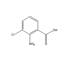 2-氨基-3-氯苯甲酸结构式_6388-47-2结构式