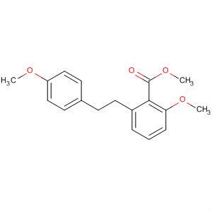 2-甲氧基-6-[2-(4-甲氧基苯基)乙基]苯甲酸甲酯结构式_63898-02-2结构式