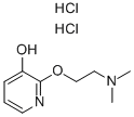 2-(2-二甲基氨基乙氧基)-3-羟基吡啶双盐酸盐结构式_639029-36-0结构式