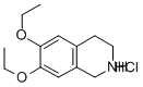 6,7-二乙氧基-1-甲基-1,2,3,4-四氢异喹啉盐酸盐结构式_63905-65-7结构式