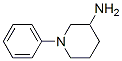 1-苯基哌啶-3-胺结构式_63921-21-1结构式