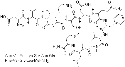 肛褶蛙肽结构式_63968-82-1结构式