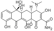 盐酸四环素结构式_64-75-5结构式