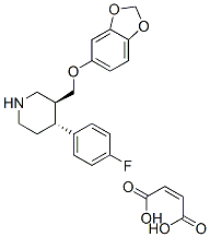 马来酸帕罗西汀结构式_64006-44-6结构式