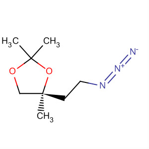 (S)-4-(2-叠氮基乙基)-2,2,4-三甲基-1,3-二氧戊环结构式_64018-45-7结构式