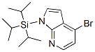 4-溴-1-三异丙基甲硅烷基-1H-吡咯并[2,3-b]吡啶结构式_640735-24-6结构式