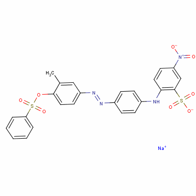 酸性黄65结构式_6408-90-8结构式