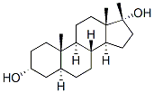 17beta-甲基-5alpha-雄甾烷-3alpha,17beta-二醇结构式_641-82-7结构式