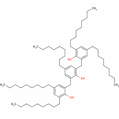 alpha,alpha-双(2-羟基-3,5-二壬基苯基)-4-壬基-2,6-二甲苯酚结构式_64131-28-8结构式