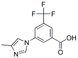 3-(4-甲基咪唑-1-基)-5-三氟甲基苯甲酸结构式_641571-13-3结构式