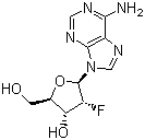 2’-氟-2’-脱氧腺苷结构式_64183-27-3结构式