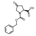 (2S)-4-氧代-1,2-吡咯烷二羧酸 1-(苯基甲基)酯结构式_64187-47-9结构式