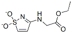 (9ci)-n-(1,1-二氧化物-3-异噻唑)-甘氨酸乙酯结构式_642088-36-6结构式