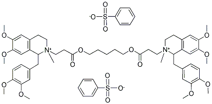 苯磺酸阿曲库铵结构式_64228-81-5结构式
