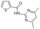 N-(4,6-二甲基嘧啶-2-基)-2-噻吩甲酰胺结构式_64230-46-2结构式