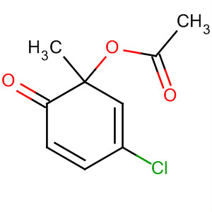 Acetic acid 3-chloro-1-methyl-6-oxo-2,4-cyclohexadienyl ester Structure,64248-38-0Structure