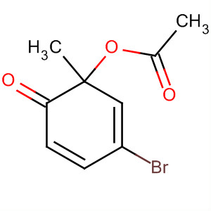 Acetic acid 3-bromo-1-methyl-6-oxo-2,4-cyclohexadienyl ester Structure,64248-39-1Structure