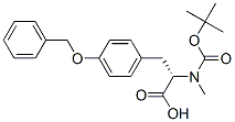 Boc-N-甲基-O-苄基-L-酪氨酸结构式_64263-81-6结构式