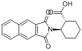 (1R,2R)-2-(萘基-2,3-甲酰亚胺基)环己烷羧酸结构式_642995-15-1结构式