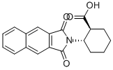 N-[(1S,2S)-2-羧基环己基]萘-2,3-二甲酰亚胺结构式_642995-16-2结构式