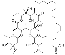 硬脂酸红霉素结构式_643-22-1结构式