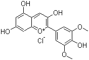 氯化锦葵色素结构式_643-84-5结构式