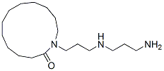 1-[3-[(3-氨基丙基)氨基]丙基]氮杂环三癸烷-2-酮结构式_64414-60-4结构式