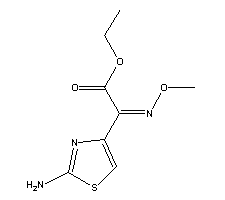 氨噻肟酸乙酯结构式_64485-88-7结构式