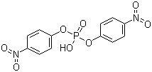 双(对硝基苯基)磷酸酯结构式_645-15-8结构式
