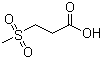 3-Methanesulfonylpropanoic acid Structure,645-83-0Structure