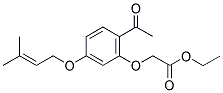 2’-乙氧基羰基甲氧基-4’-(3-甲基-2-丁烯氧基)苯乙酮结构式_64506-46-3结构式