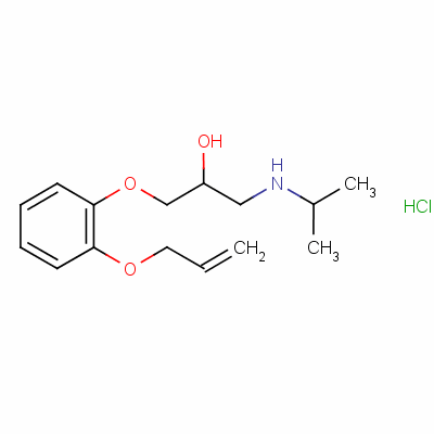 盐酸氧烯洛尔结构式_6452-73-9结构式