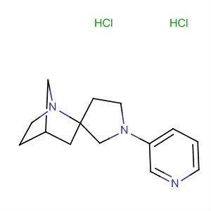 1-(3-吡啶)-螺[1-氮杂双环[2.2.1]庚烷-2,3-吡咯烷]双盐酸盐结构式_646055-75-6结构式