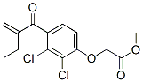 2-(2,3-二氯-4-(2-亚甲基丁酰基)苯氧基)乙酸甲酯结构式_6463-21-4结构式
