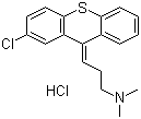 盐酸氯普噻吨结构式_6469-93-8结构式
