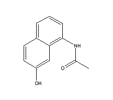 1-乙酰氨基-7-萘酚结构式_6470-18-4结构式