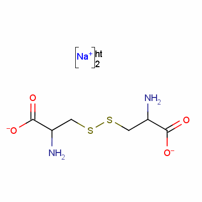 L-胱氨酸二钠结构式_64704-23-0结构式