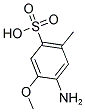 3-氨基-4-甲氧基甲苯-6-磺酸结构式_6471-78-9结构式
