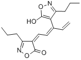 1,5-双(5-氧-3-丙基异唑-4-基)五甲川氧醇结构式_64724-75-0结构式