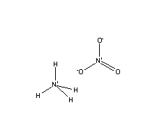 硝酸铵结构式_6484-52-2结构式