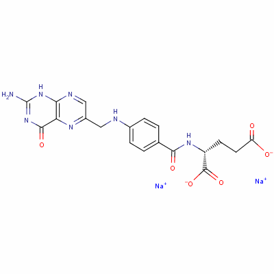 叶酸结构式_6484-89-5结构式