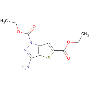 3-氨基-1H-噻吩并[3,2-c]吡唑-1,5-二羧酸 1,5-二乙酯结构式_648412-62-8结构式