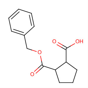 (1S,2S)-2-(苄氧基羰基)环戊烷羧酸结构式_648433-16-3结构式