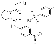 甘氨酰基-L-辅氨酰-(N)-对硝基苯胺-对甲苯磺酸盐；(H-甘氨酸-脯氨酸-pNA对甲苯磺酸盐)结构式_65096-46-0结构式