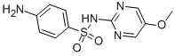 磺胺对甲氧嘧啶结构式_651-06-9结构式