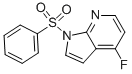 4-氟-1-(苯基磺酰基)-1H-吡咯并[2,3-b]吡啶结构式_651744-26-2结构式
