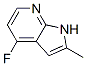 4-氟-2-甲基-1H-吡咯并[2,3-b]吡啶结构式_651744-27-3结构式