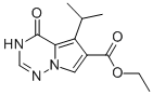 1,4-二氢-5-(1-甲基乙基)-4-氧代-吡咯并[2,1-f][1,2,4]噻嗪-6-羧酸乙酯结构式_651744-40-0结构式