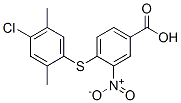 4-[(4-氯-2,5-二甲基苯基)硫代]-3-硝基苯甲酸结构式_652967-64-1结构式