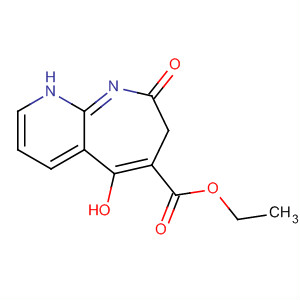 (Z)-5-羟基-8-氧代-8,9-二氢-7h-吡啶并[2,3-b]氮杂卓-6-羧酸乙酯结构式_652976-27-7结构式
